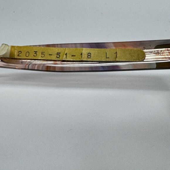 Vtg Sol Amor Sunglasses Frame Multicolor Frame Only Wrap Around H404 - Picture 5 of 8